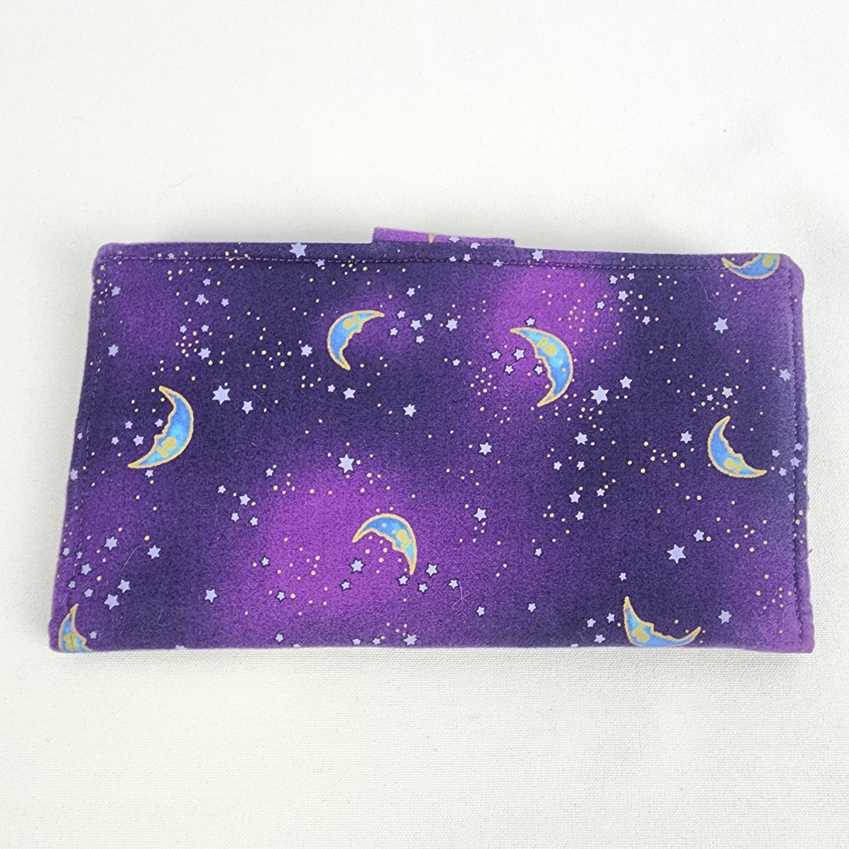 Handmade Blue Celestial Print Wallet