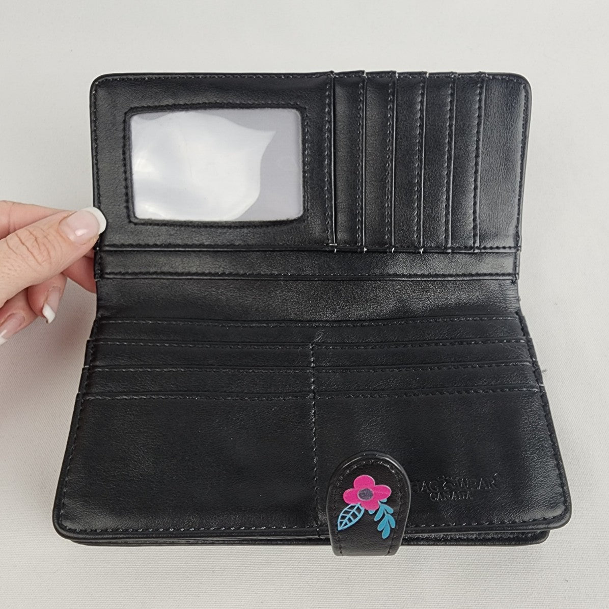 Shagwear Black Owl Print Wallet