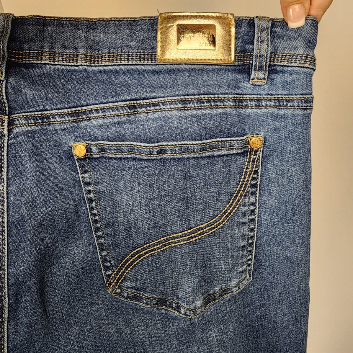 Joseph Ribkoff High Rise Slim Leg Jeans Size 14