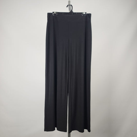 Joseph Ribkoff Signature Black Wide Leg Pants Size 12