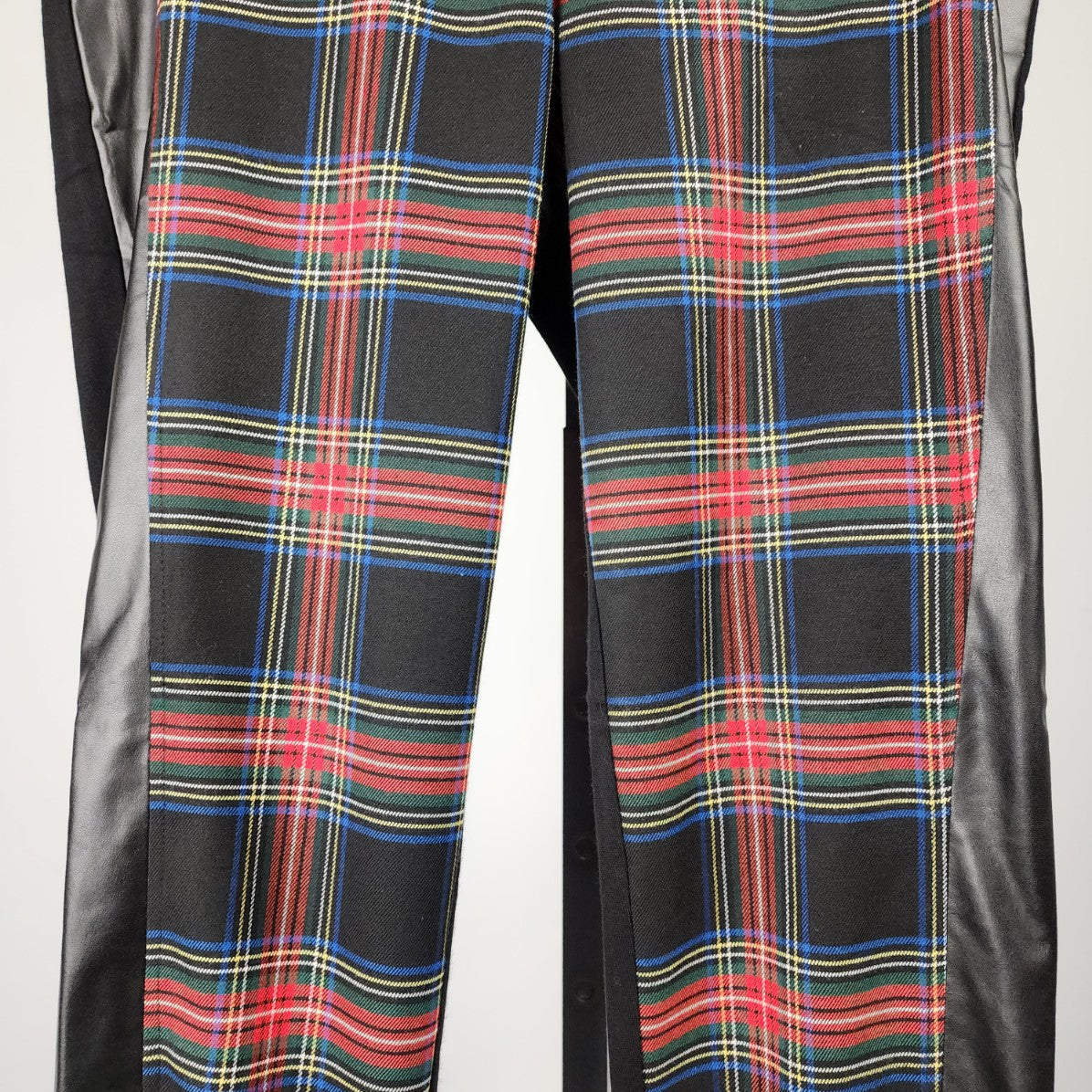 Tricotto Black & Red Plaid Straight Leg Pants Size 12