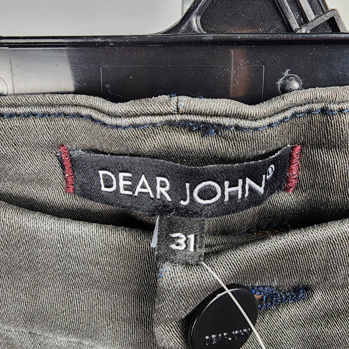 Dear John Grey Slim Leg Pants Size 31