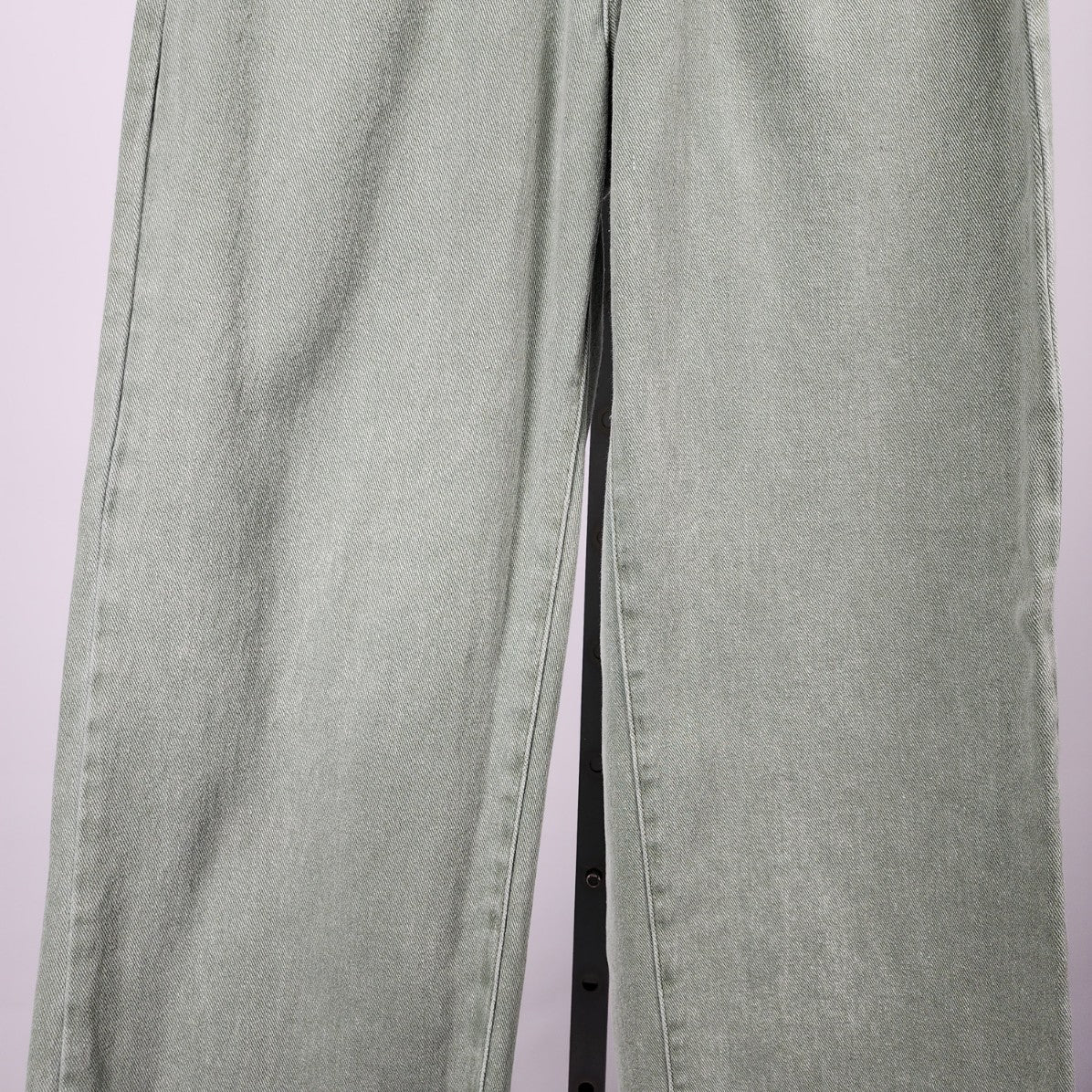 Shein Green High Rise Wide Leg Denim Jeans Size S