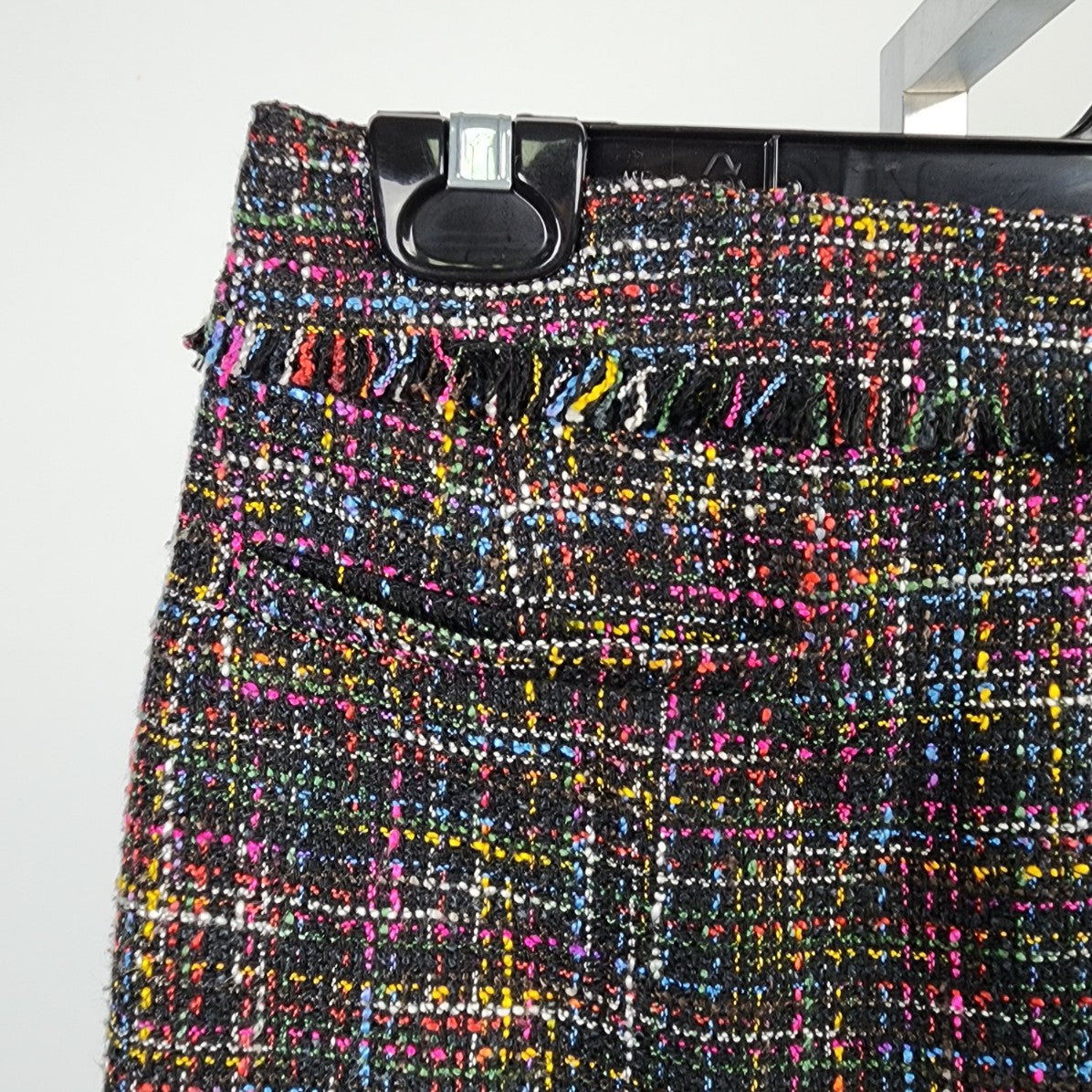 H&M Pink Tweed Mini Skirt Size 10