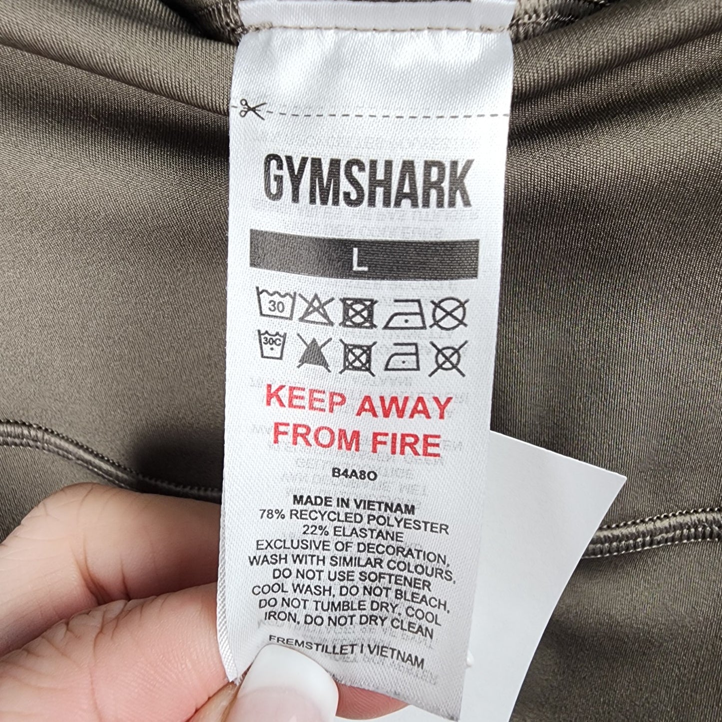 Gymshark Grey Slim Leg Active Wear Pants Size L