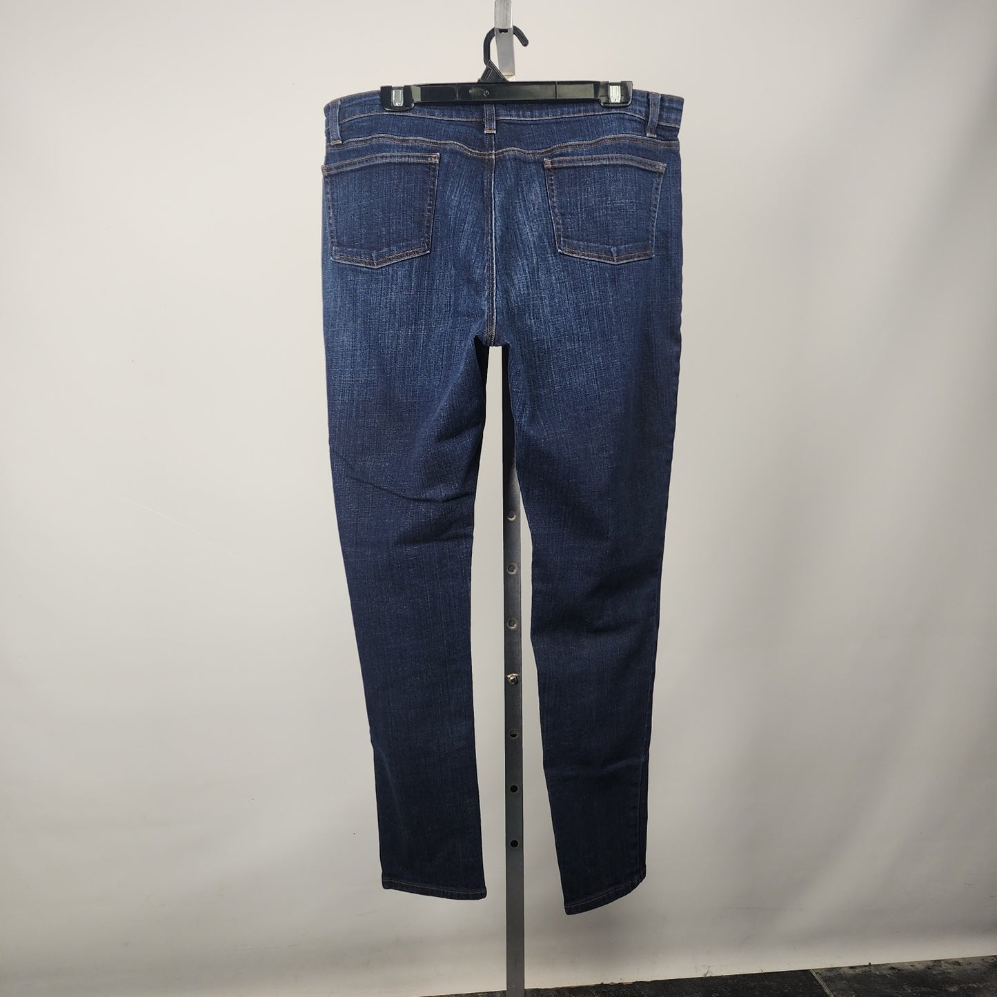 Eileen Fisher Dark Denim Straight Leg Jeans Size 16