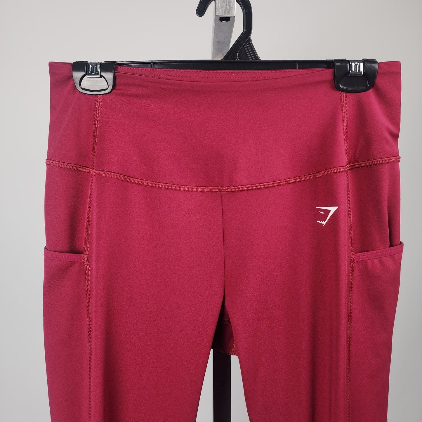 Gymshark Burgundy Slim Leg Active Wear Pants Size L