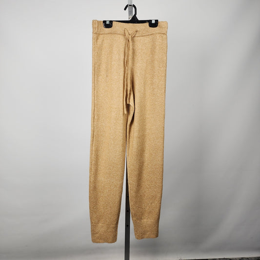 Lit Activewear Brown Knit Jogger Pants Size S