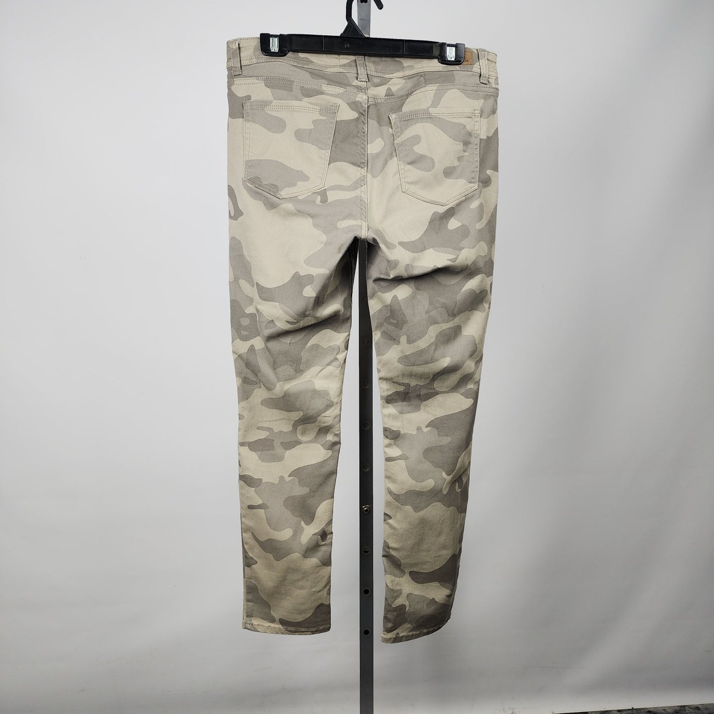 Jordache Green Camo Print Mid Rise Skinny Pants Size 12