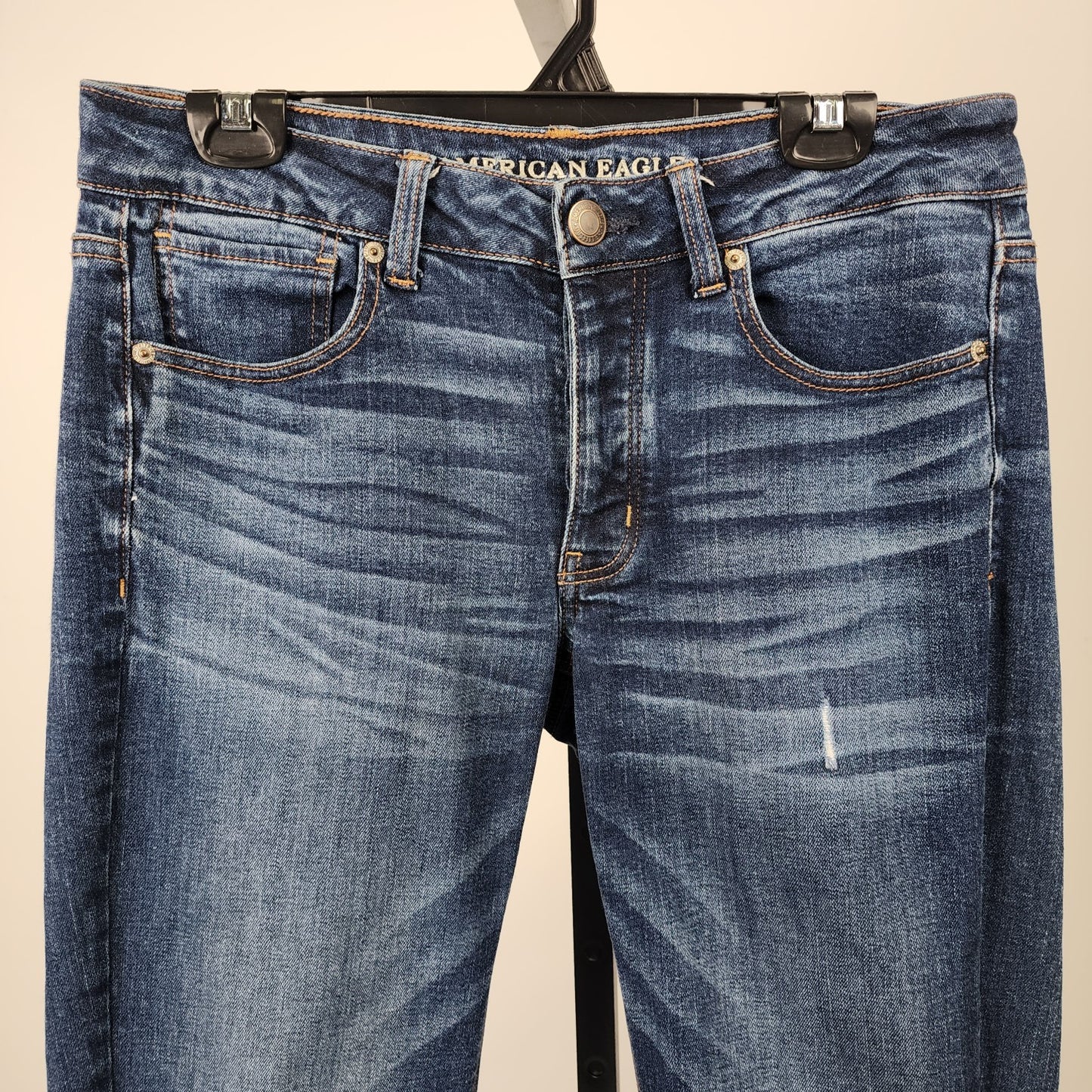 American Eagle Outfitters Tom Girl Straight Leg Denim Jeans Size 6 X-Long