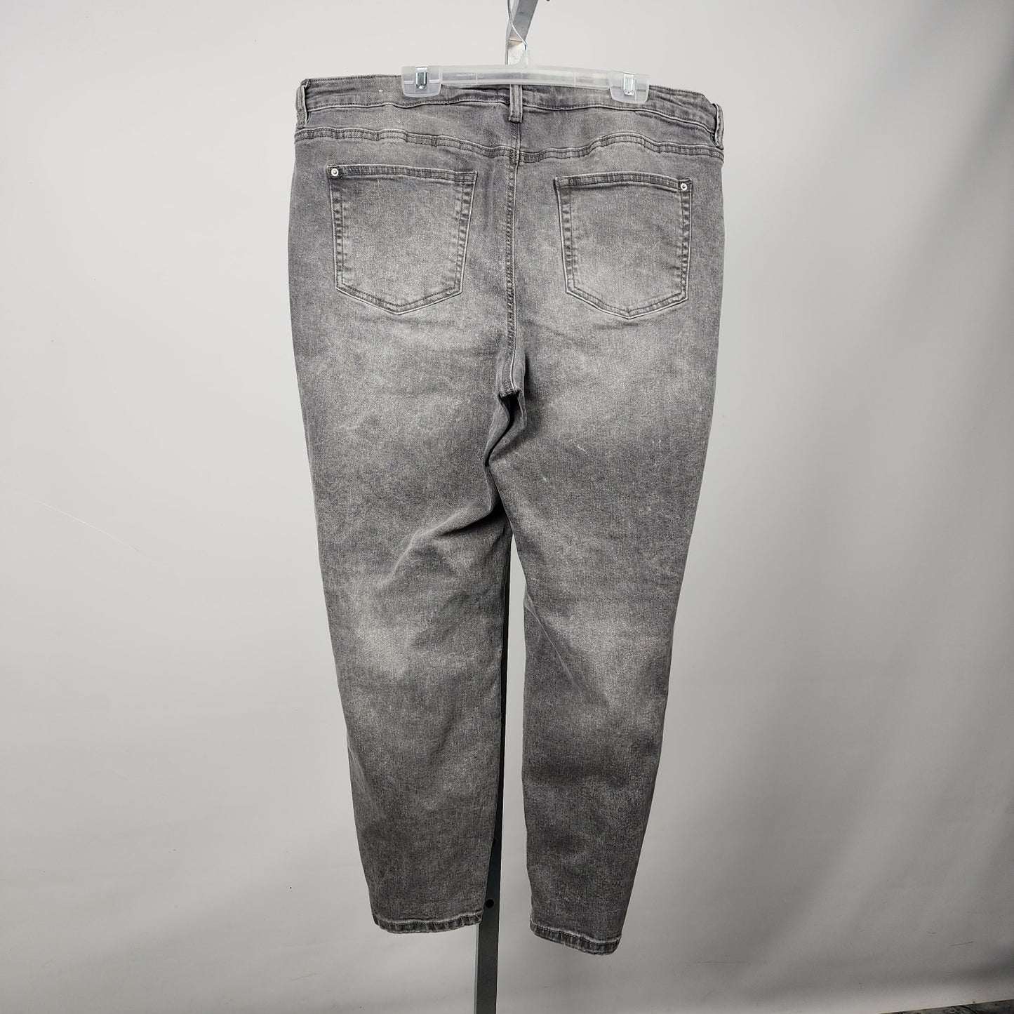 DC Jeans Grey Cotton Slim Leg Pants Size 20