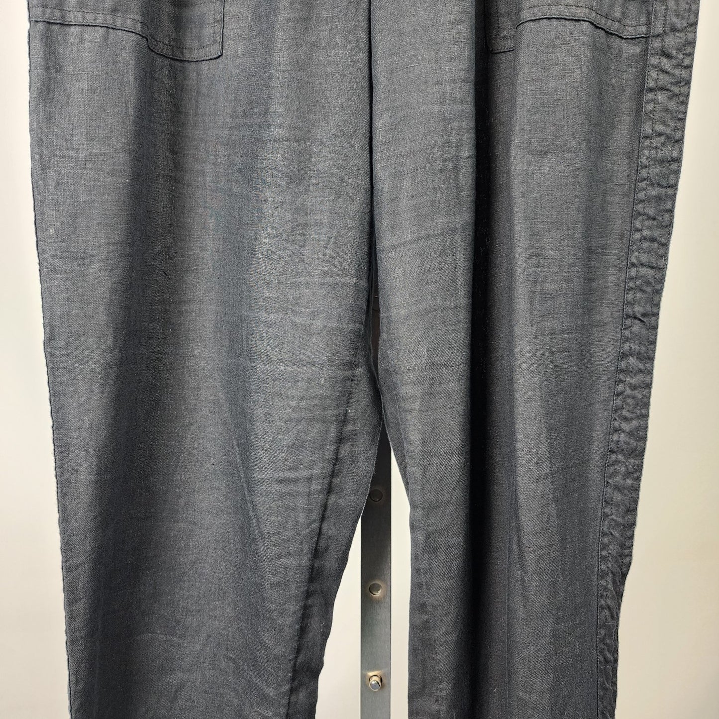 Athleta Black Linen Jogger Pants Size 14T