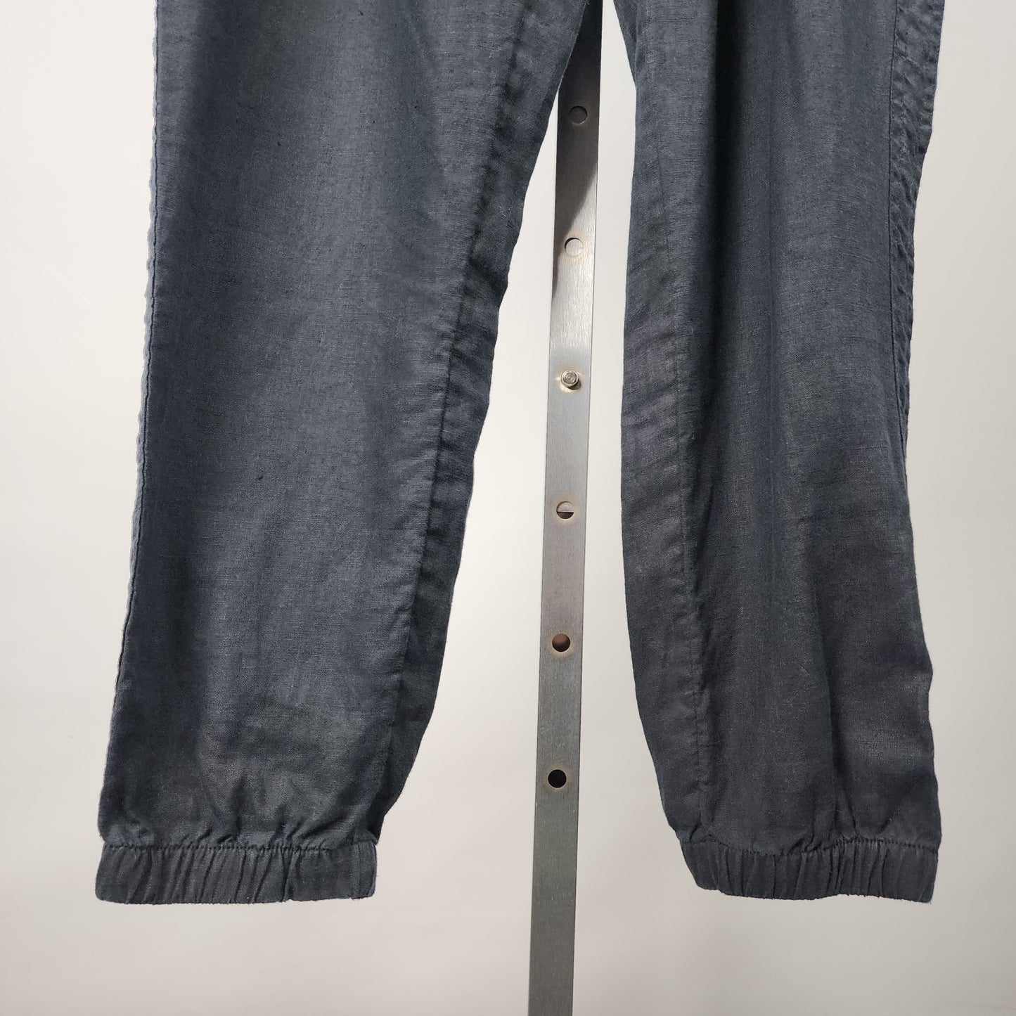 Athleta Black Linen Jogger Pants Size 14T