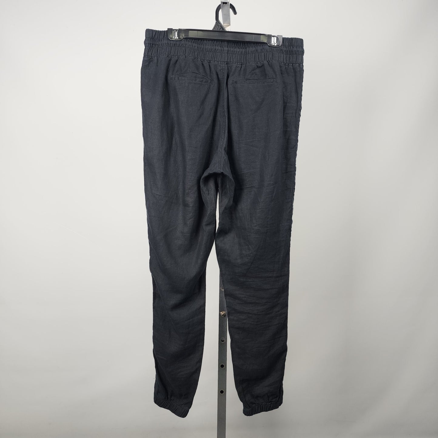 Athleta Black Linen Jogger Pants Size 14T