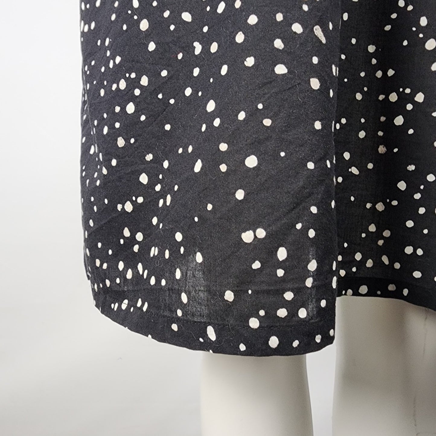 Eileen Fisher Black Polka Dot Dress Size XL