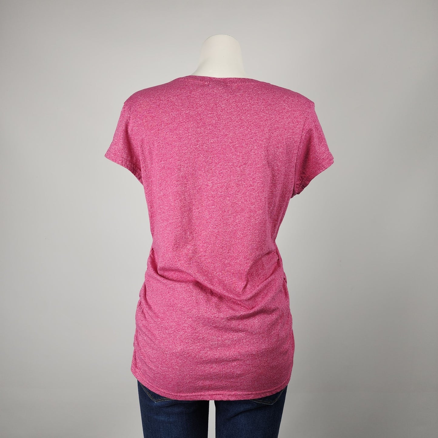 Bench Pink Ruched T-shirt Size L/XL