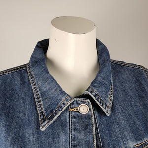 FDJ Blue Cotton Denim Jacket Size L