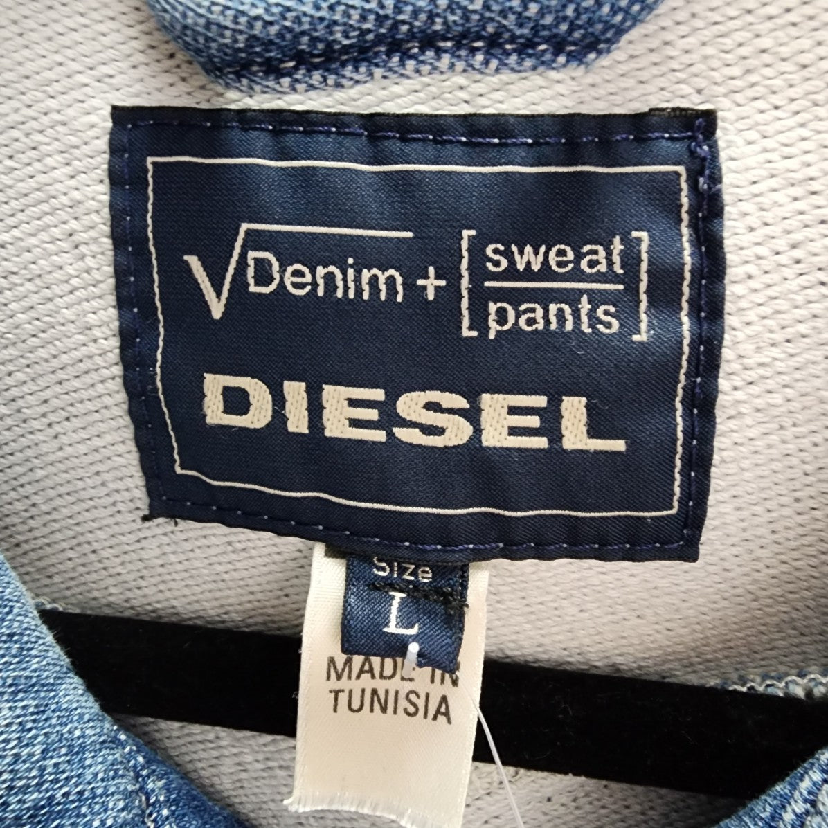 Diesel Blue Cotton Denim Jacket Size L