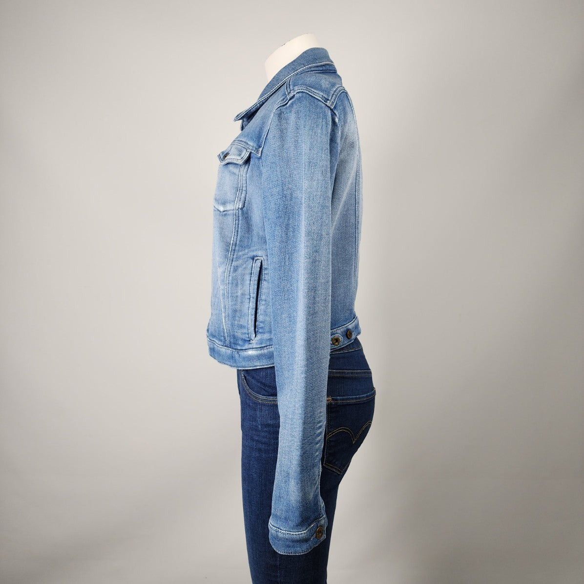 Diesel Blue Cotton Denim Jacket Size L