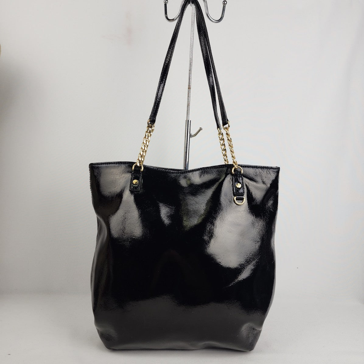 Michael Kors Black Leather Tote Purse