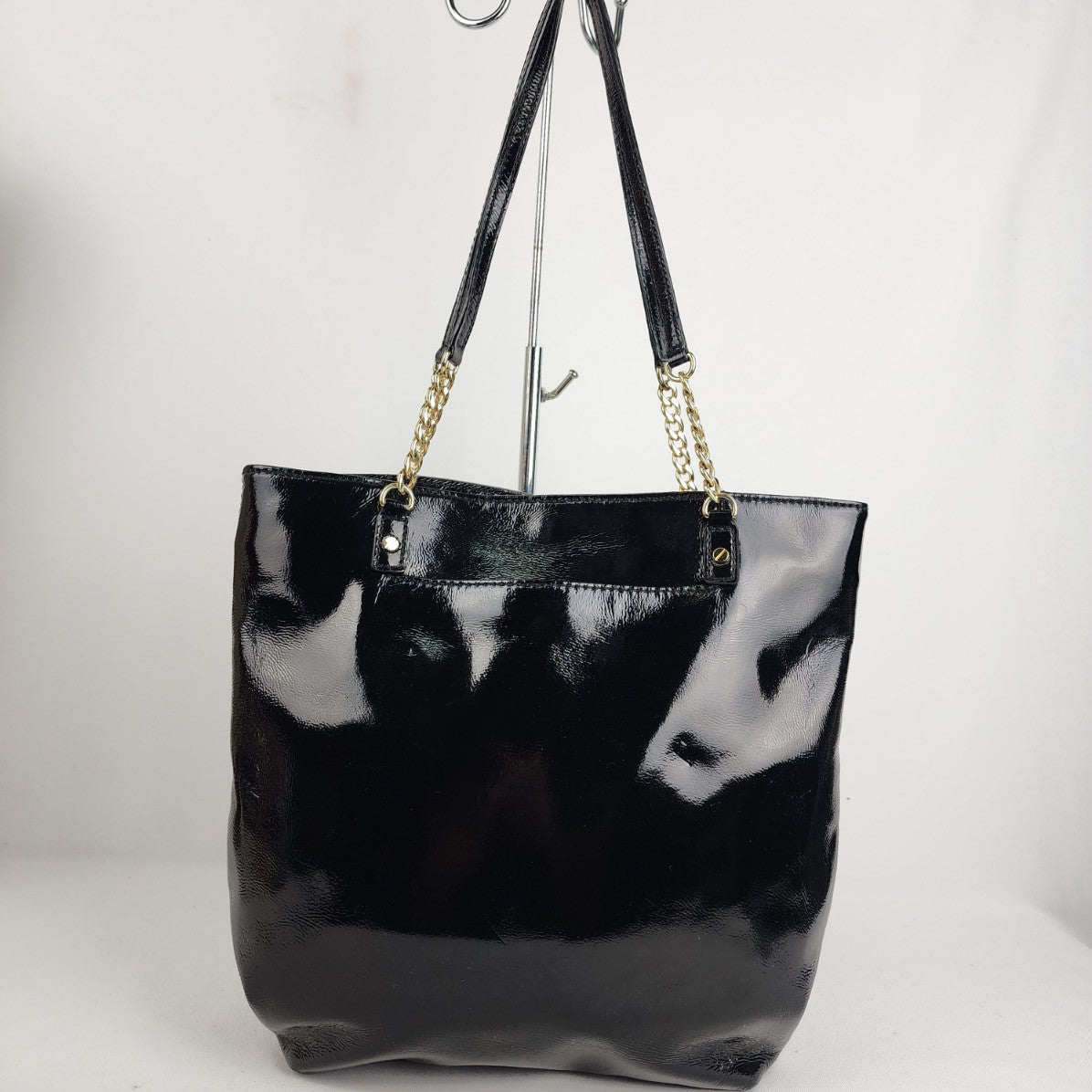 Michael Kors Black Leather Tote Purse