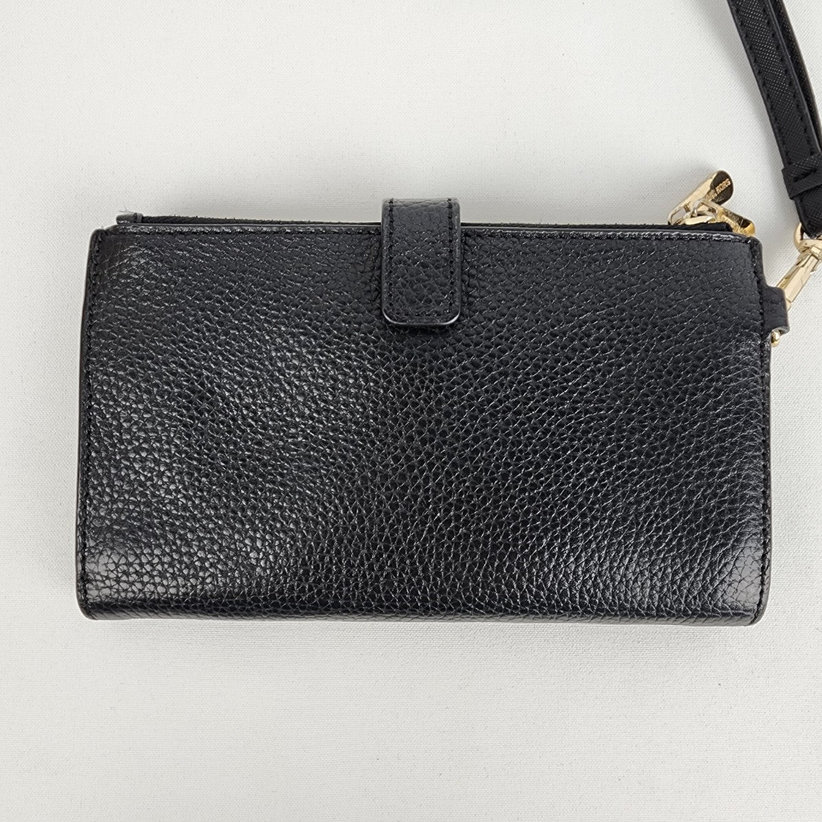 Michael Kors Black Leather Fold Wallet