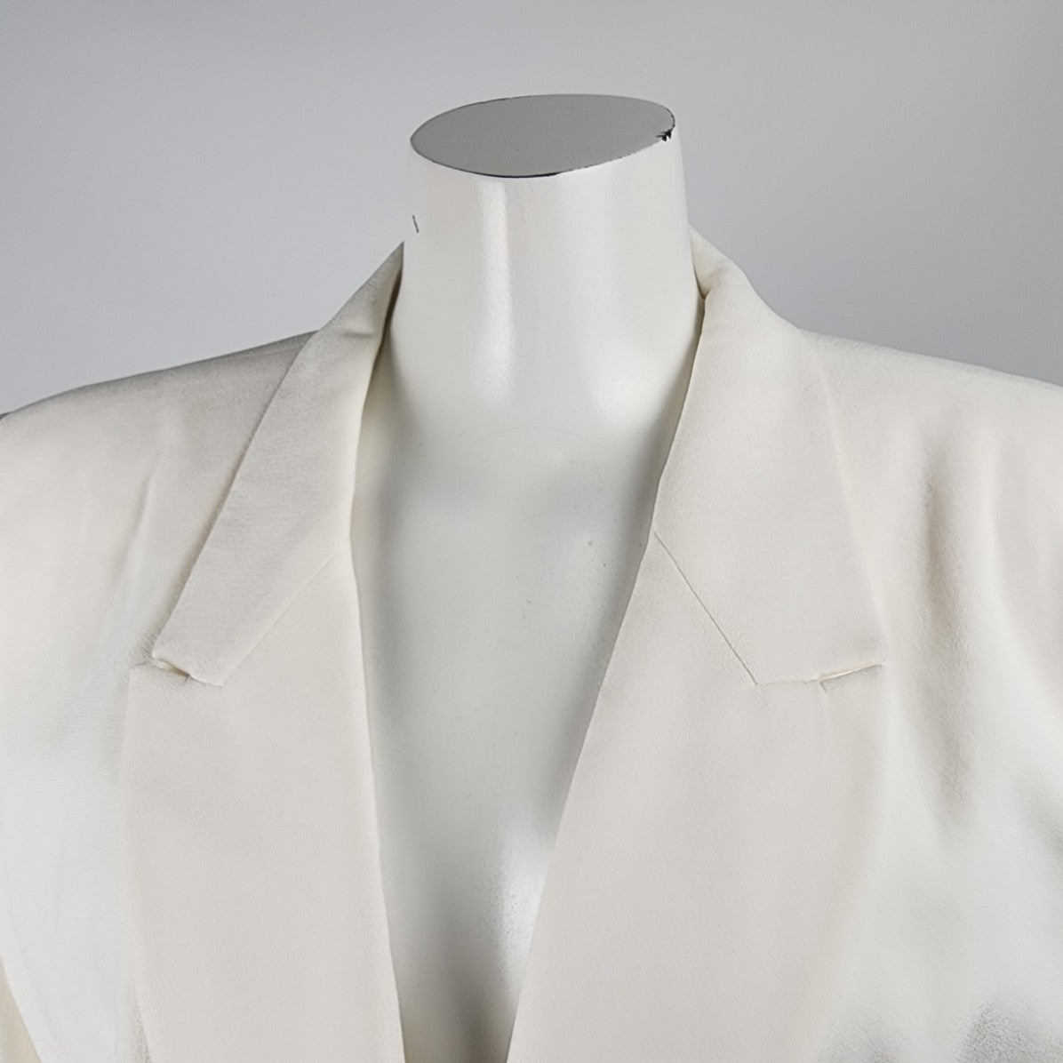 Vintage Bogato White One Button Blazer Size L