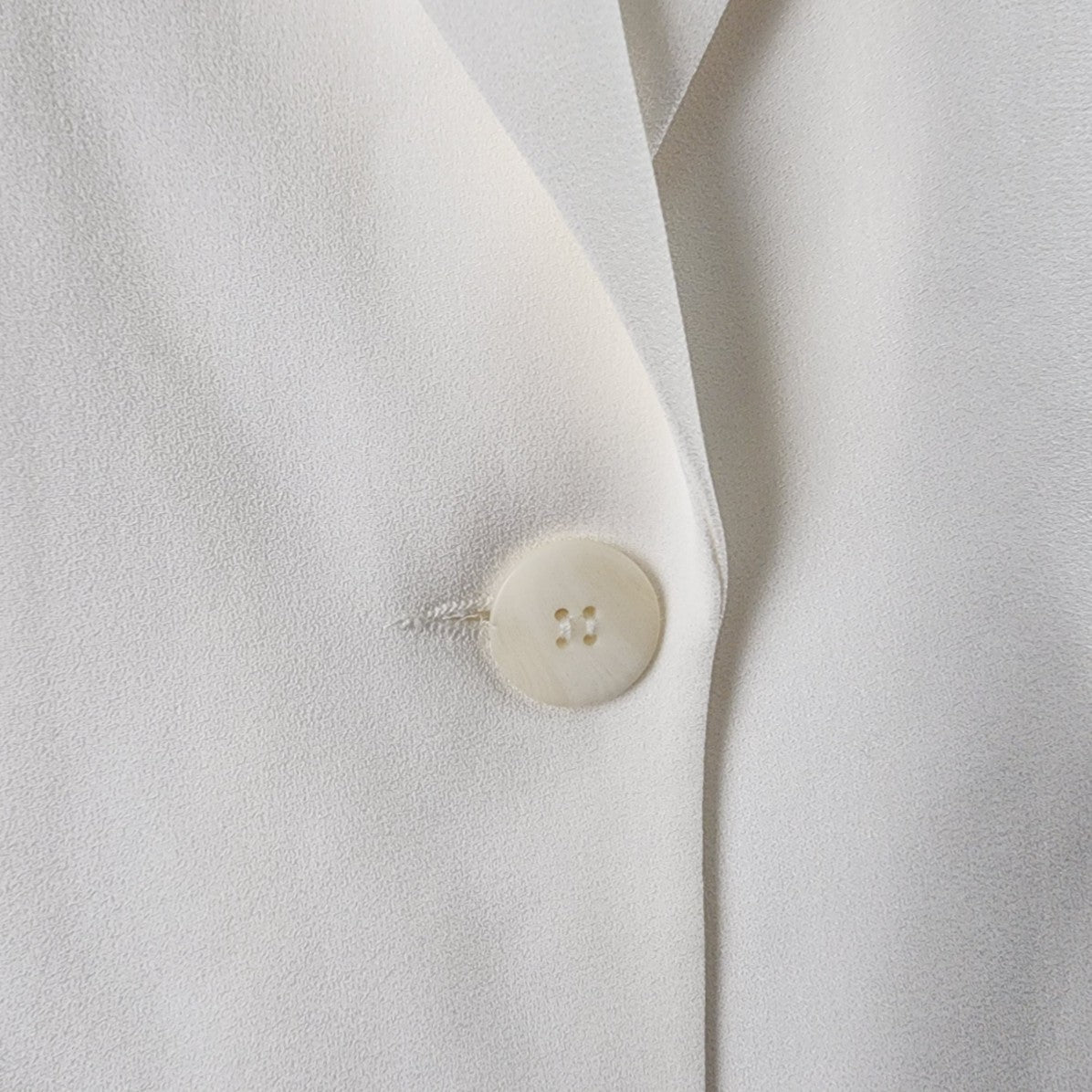 Vintage Bogato White One Button Blazer Size L