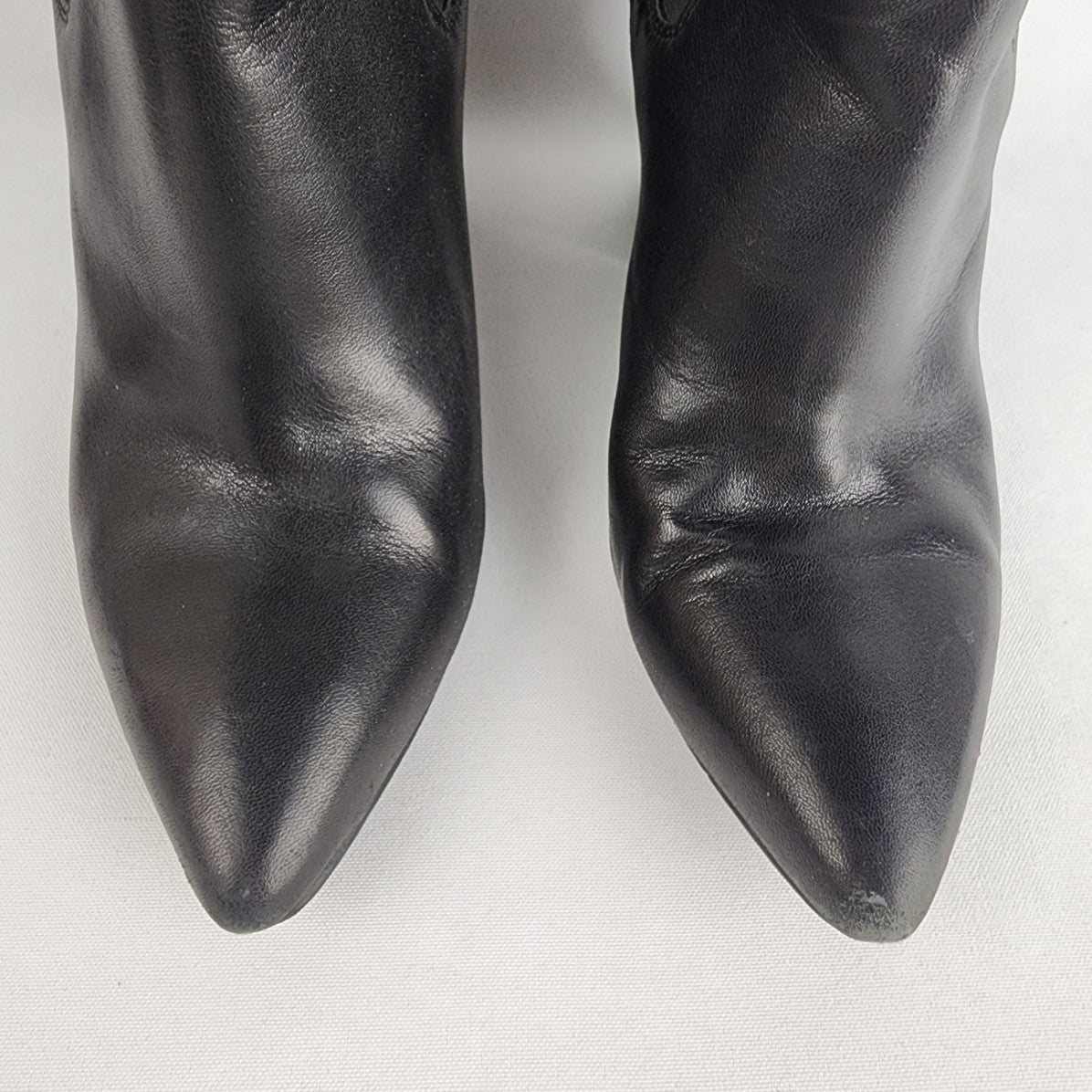 Kristin Cavallari Chinese Laundry Black Leather Ankle Boots Size 7.5