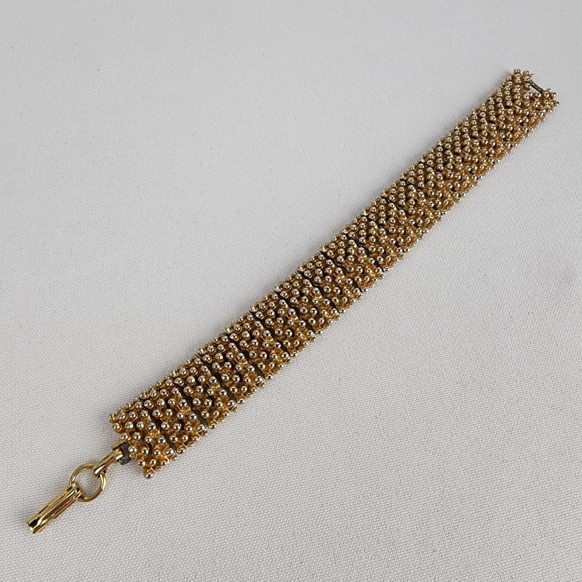 Vintage Sarah Cov Gold Tone Link Bracelet