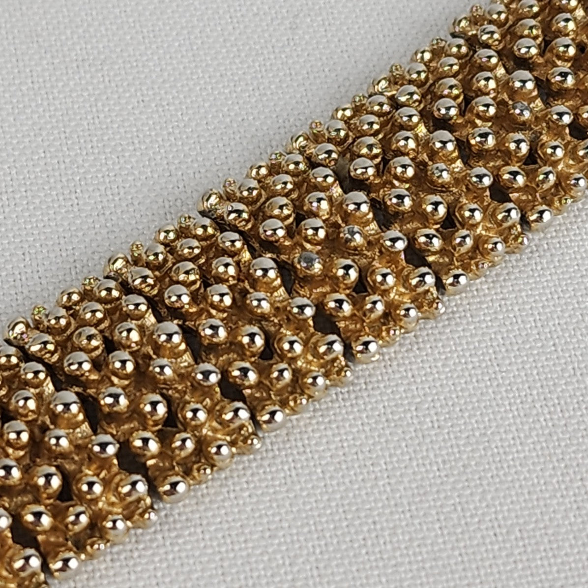 Vintage Sarah Cov Gold Tone Link Bracelet