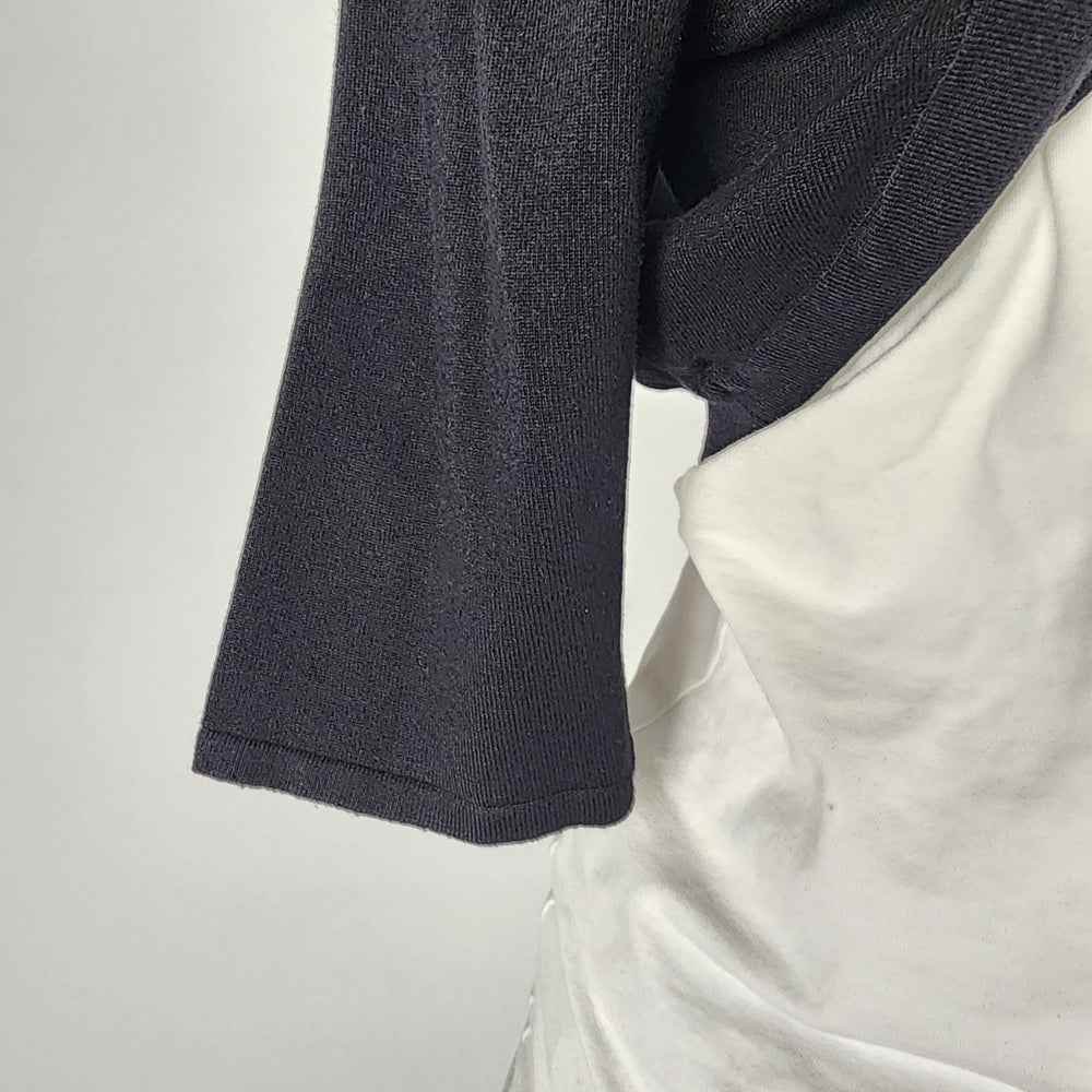 Cleo Black Cropped Cardigan Size M
