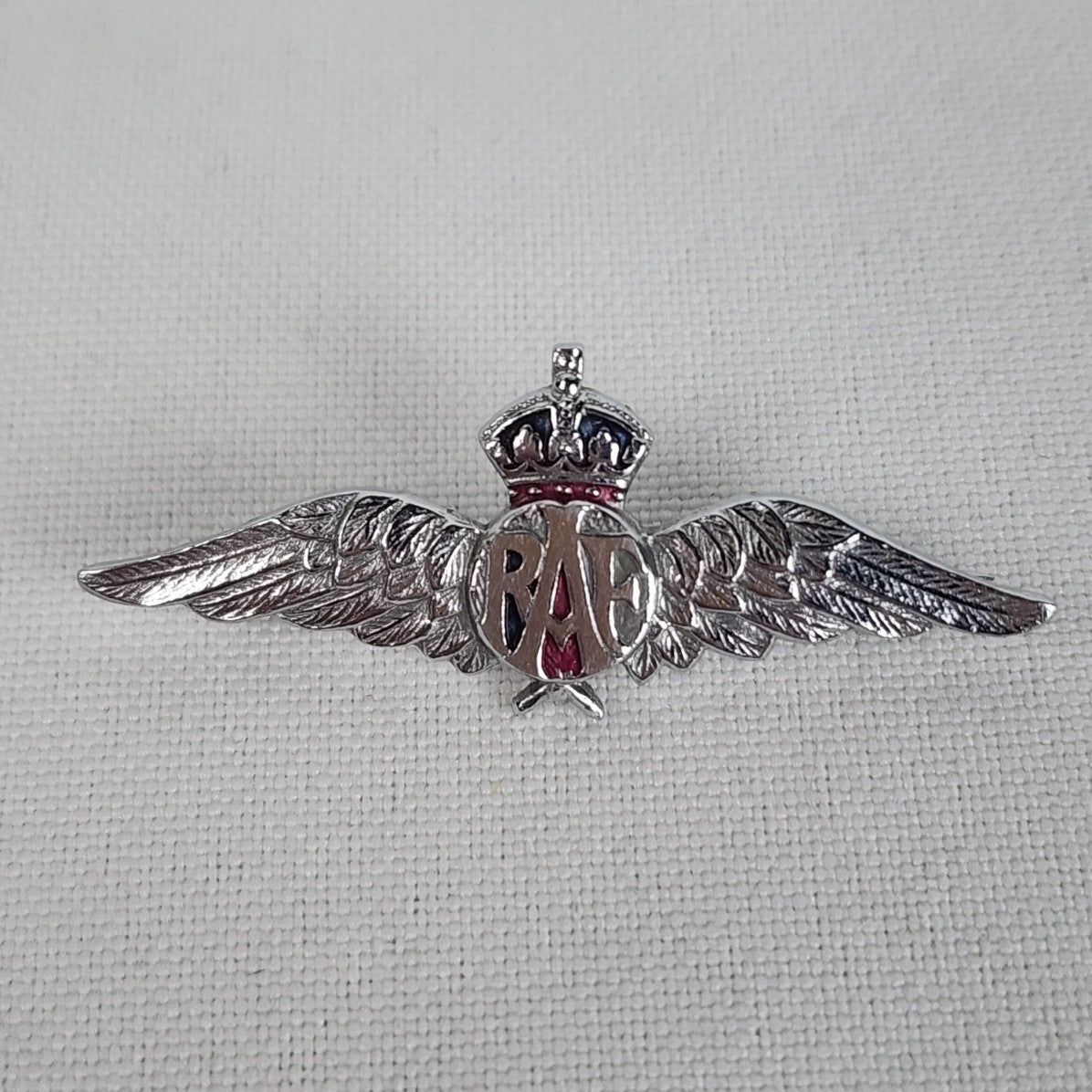 Vintage Royal Air Force RAF Wings Sweetheart Brooch