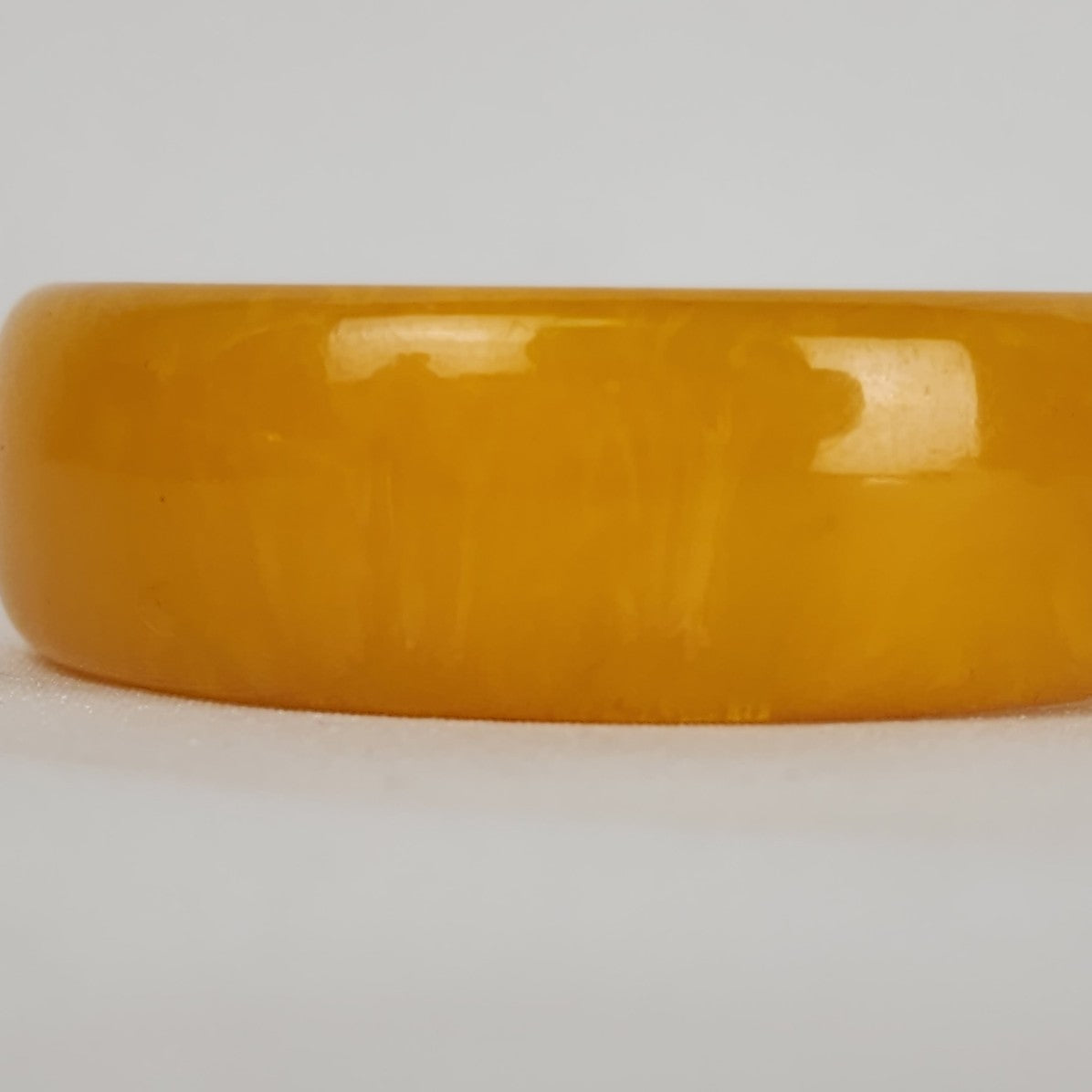 Vintage Yellow Bangle Bracelet