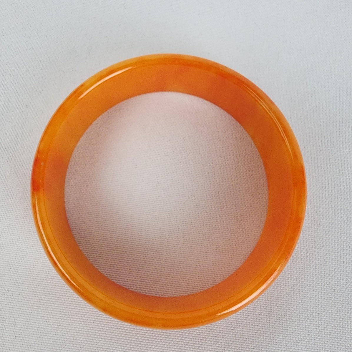 Vintage Orange Bangle Bracelet