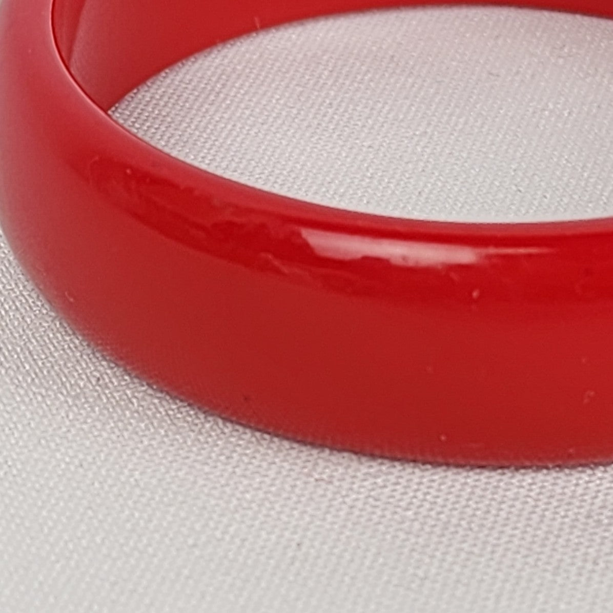 Vintage Red Bangle Bracelet