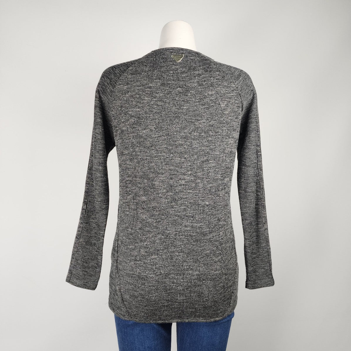 Oxygen Grey Knit Sweater Size S