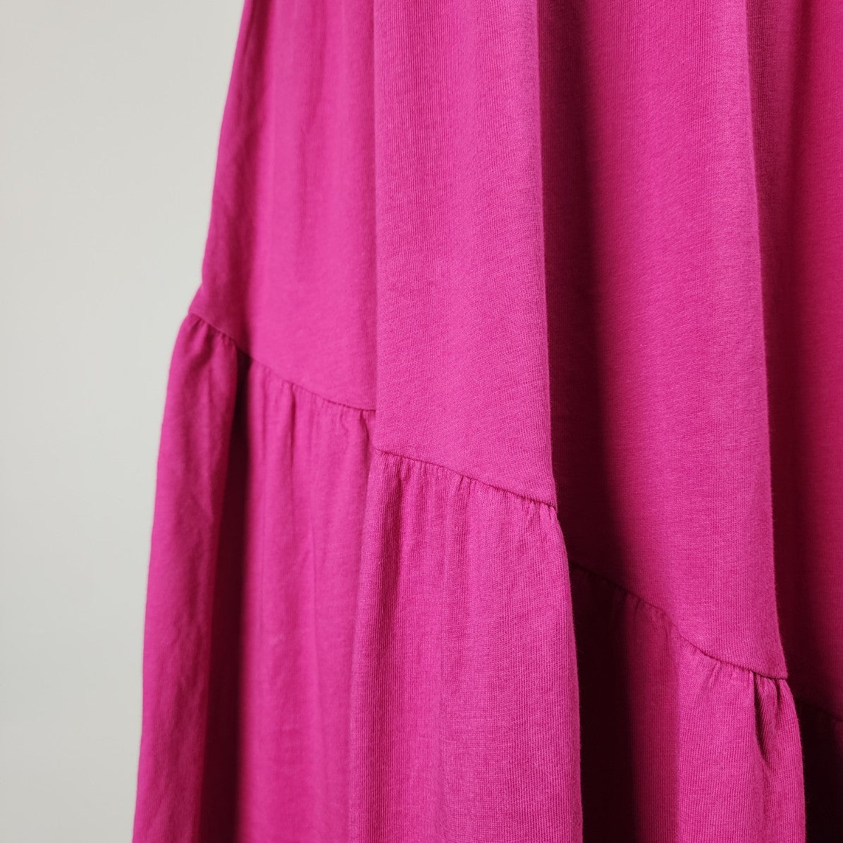 Zara Pink Cotton Puff Sleeve Maxi Dress Size S