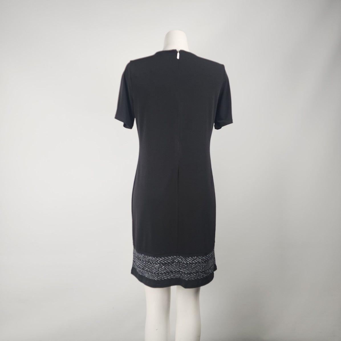 Michael Kors Black Jersey Mini Dress Size M