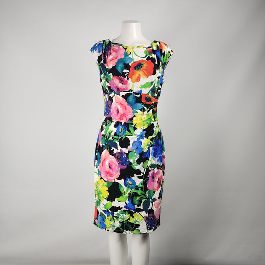 Ralph Lauren Floral Faux Wrap Dress Size 10