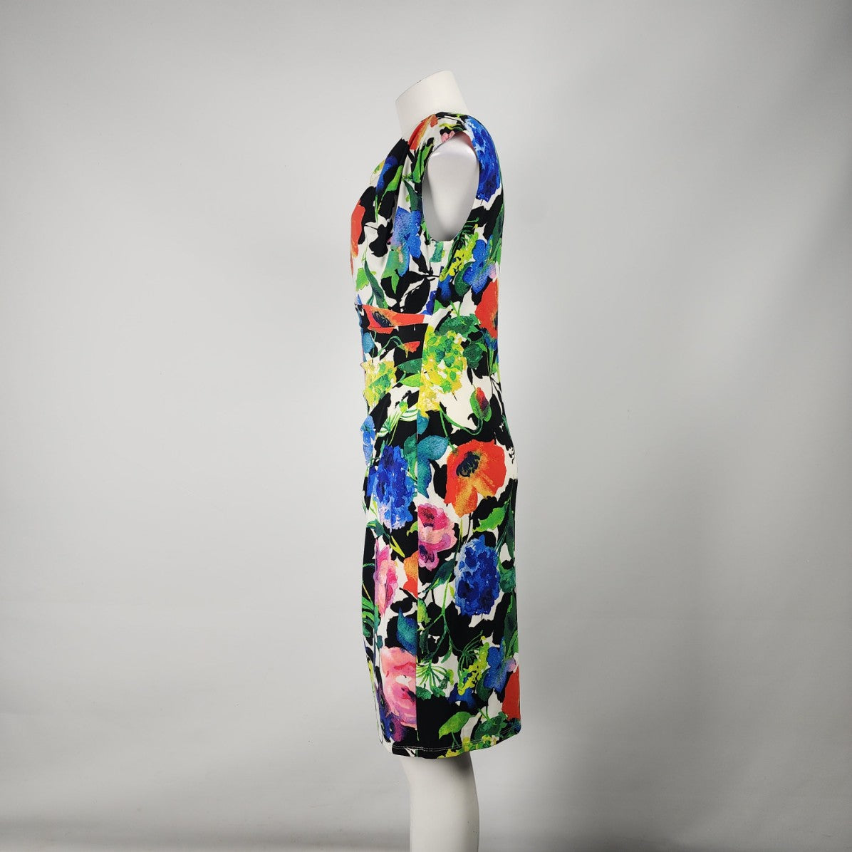 Ralph Lauren Floral Faux Wrap Dress Size 10