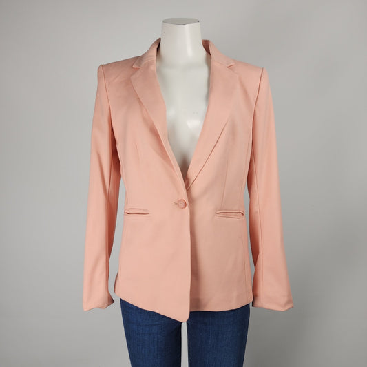 H&M Peach One Button Blazer Size M