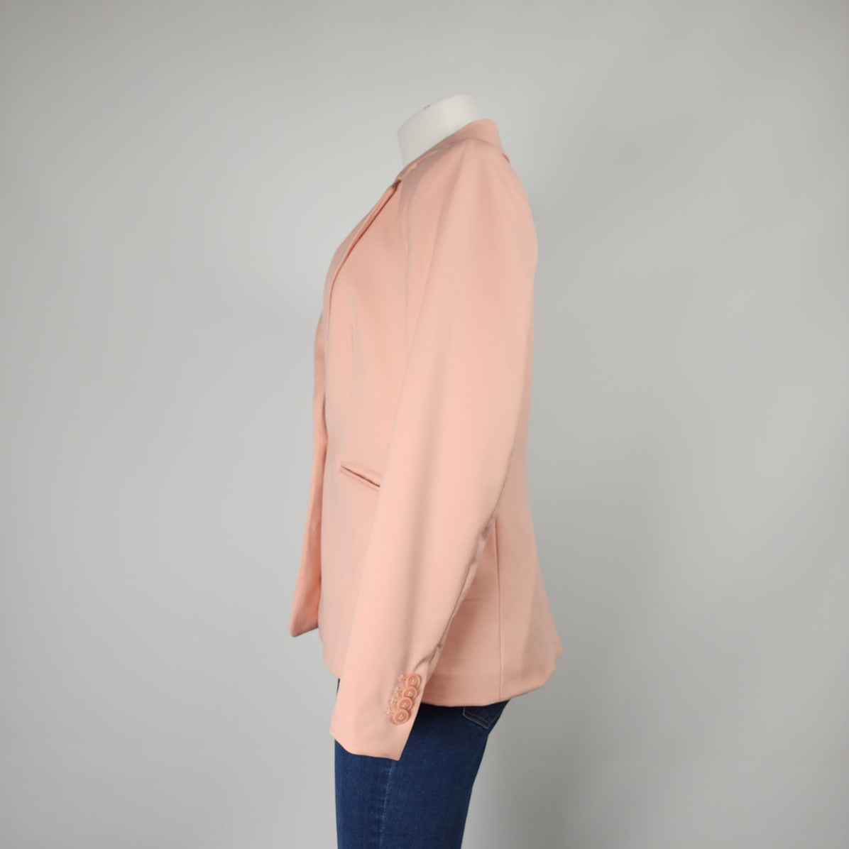 H&M Peach One Button Blazer Size M