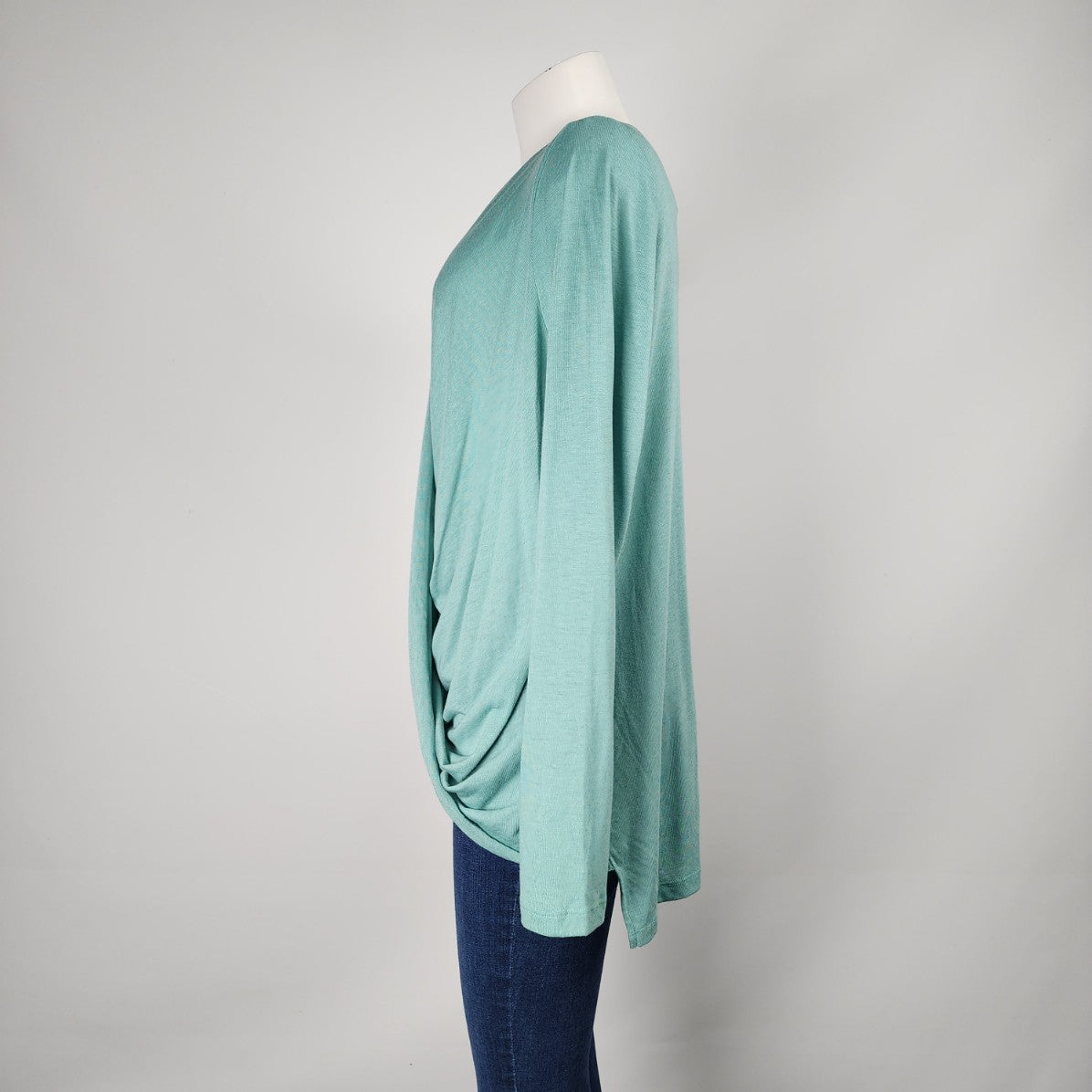 Vera Moda Mint Green Knit Crossover Top Size L