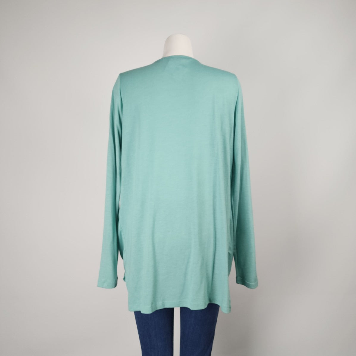 Vera Moda Mint Green Knit Crossover Top Size L