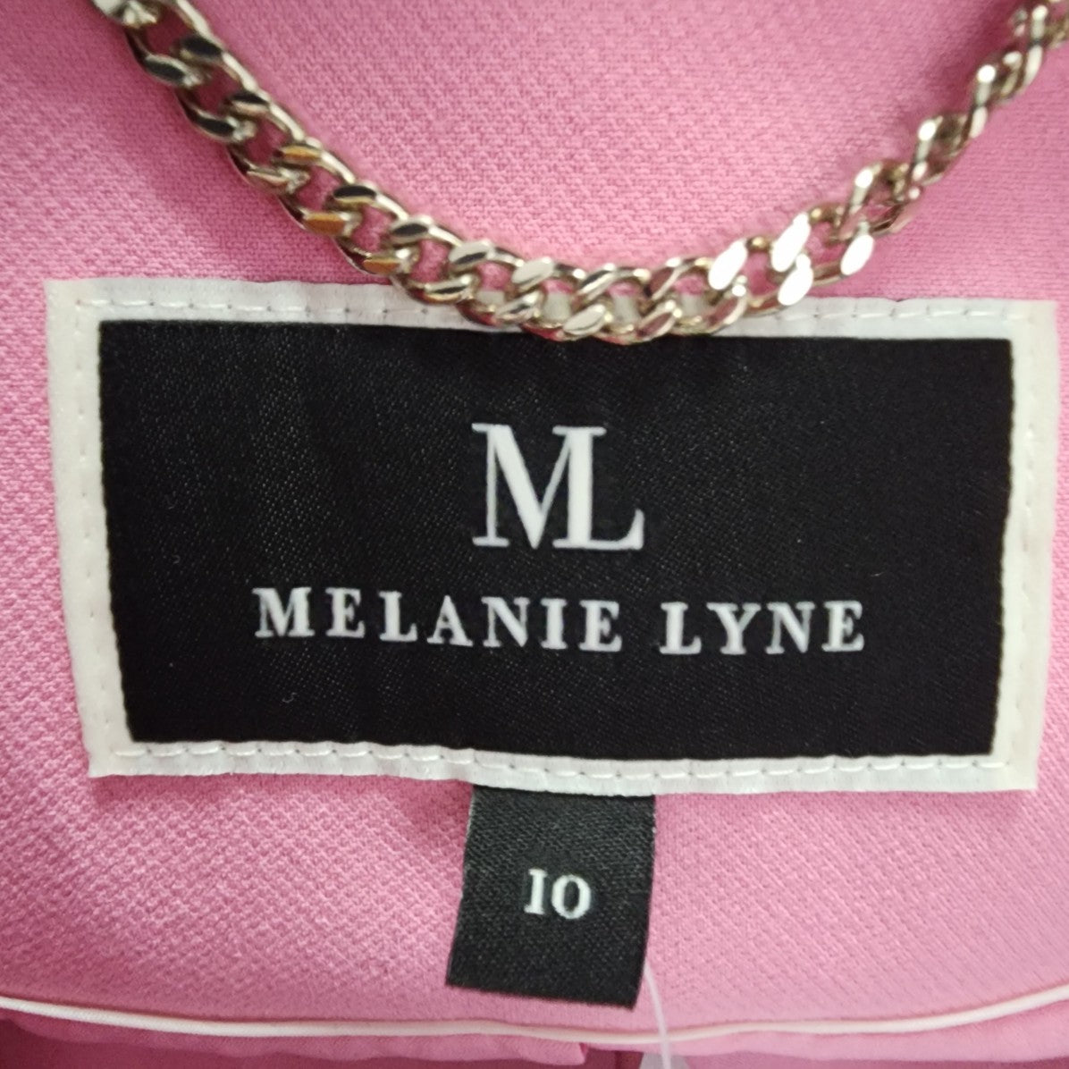 Melanie Lyne Soft Pink One Button Blazer Size 10