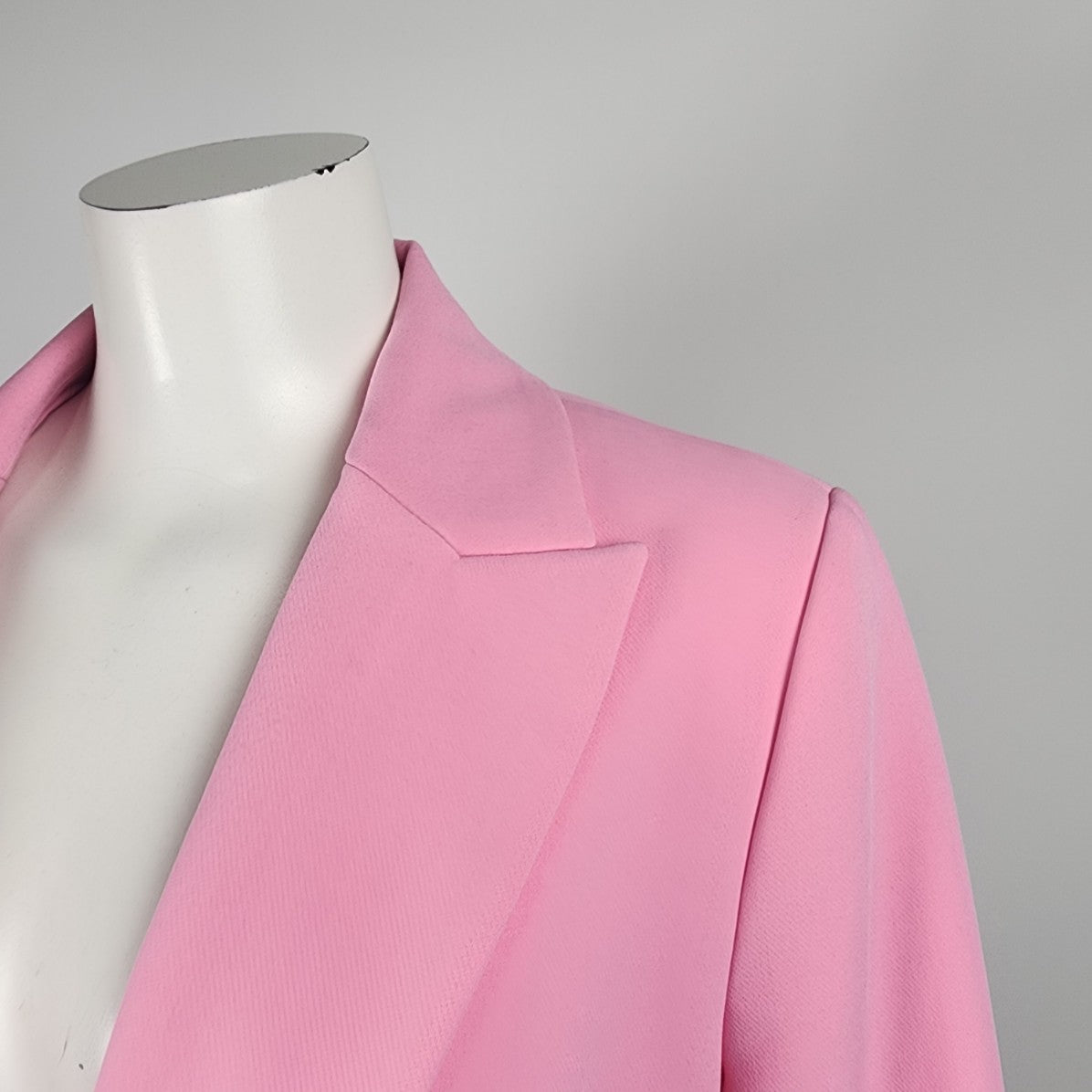 Melanie Lyne Soft Pink One Button Blazer Size 10