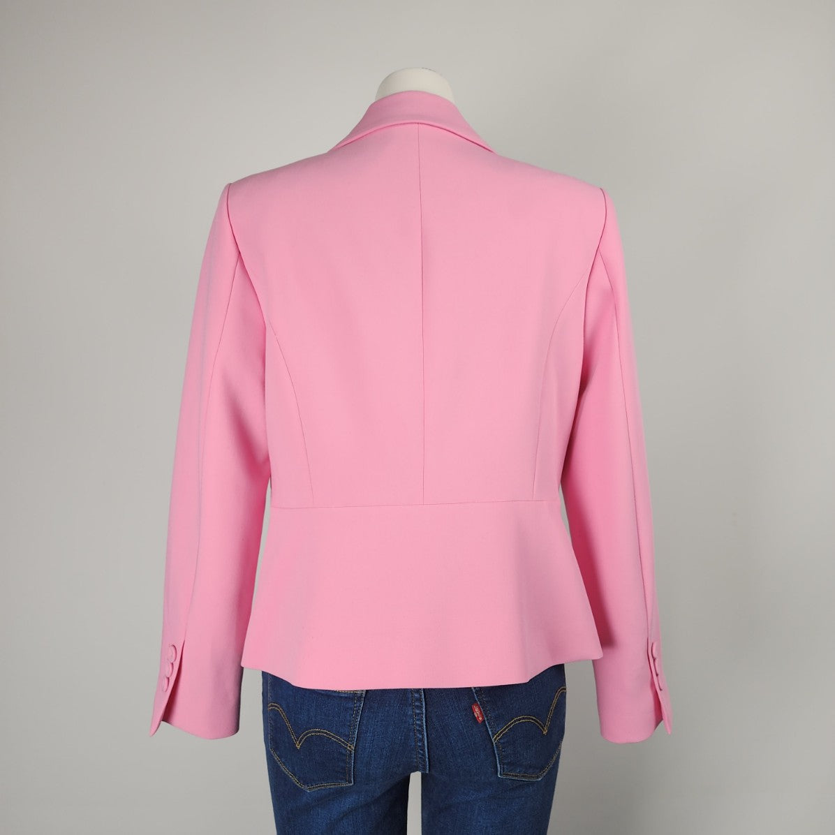 Melanie Lyne Soft Pink One Button Blazer Size 10