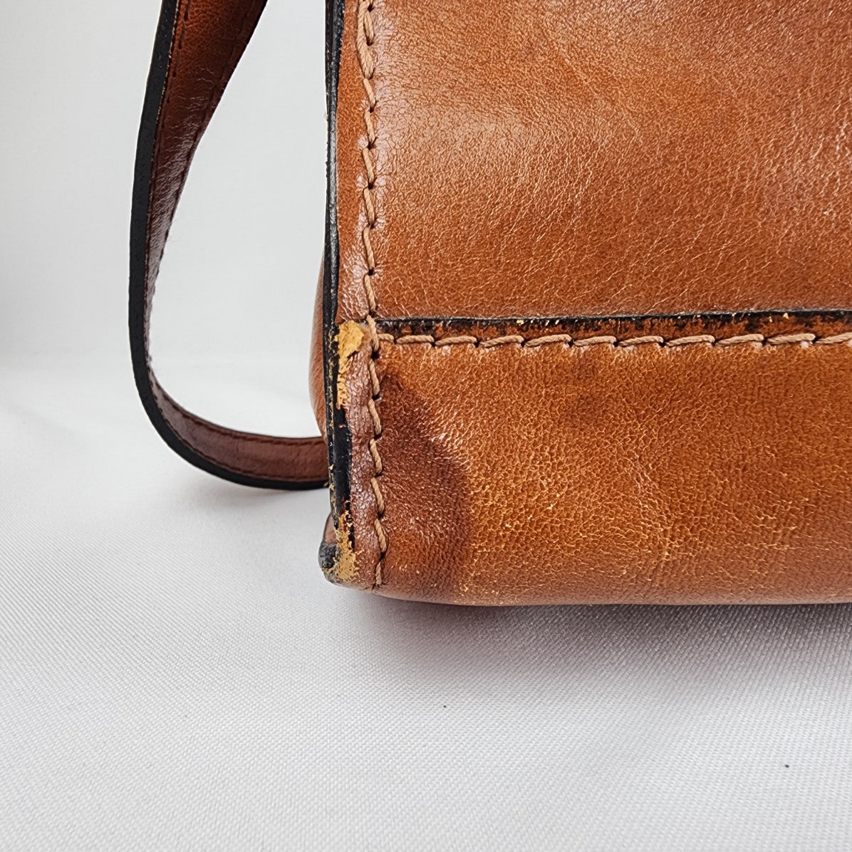 Vintage Innovare Brown Leather Briefcase