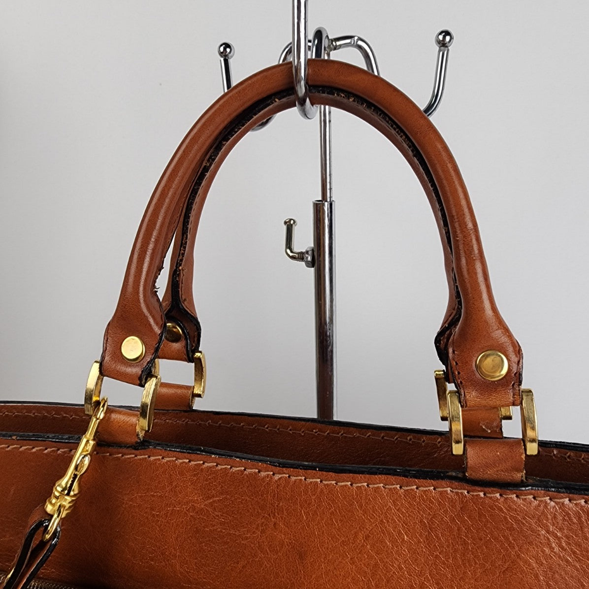 Vintage Innovare Brown Leather Briefcase